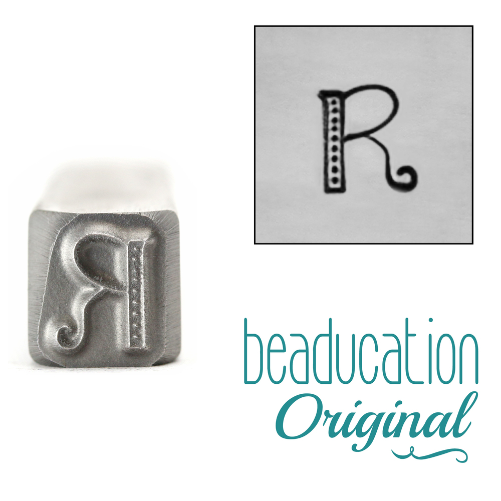 Metal Stamping Tools Kismet Letter "R" 7mm - Beaducation Original